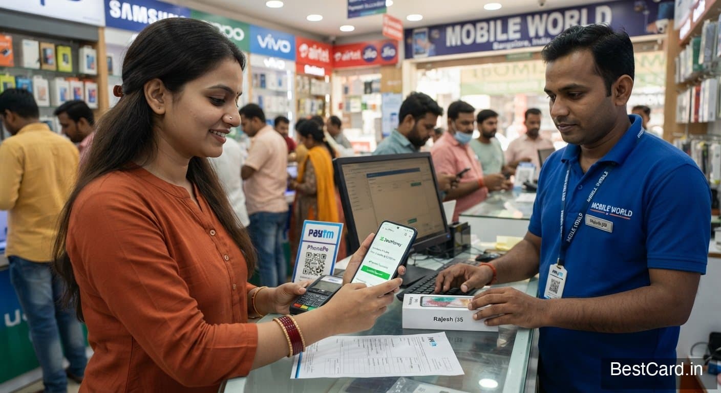 Credit card next to a laptop showing an education fee payment portal