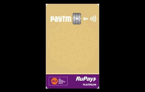Paytm AU Credit Card — AU Small Finance Bank credit card