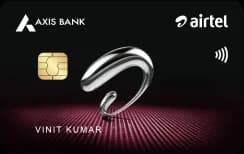 Axis Bank Airtel co-branded credit card