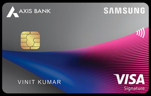 Samsung Axis Bank Signature credit card