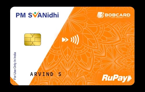 PM SVANidhi BOBCARD Credit Card — Bank of Baroda credit card