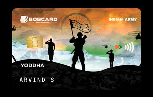 Indian Army YODDHA BOBCARD Credit Card — Bank of Baroda credit card
