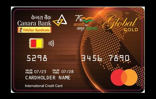 Canara Bank Mastercard Gold Credit Card — Canara Bank credit card