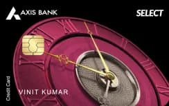 Axis Bank Select credit card
