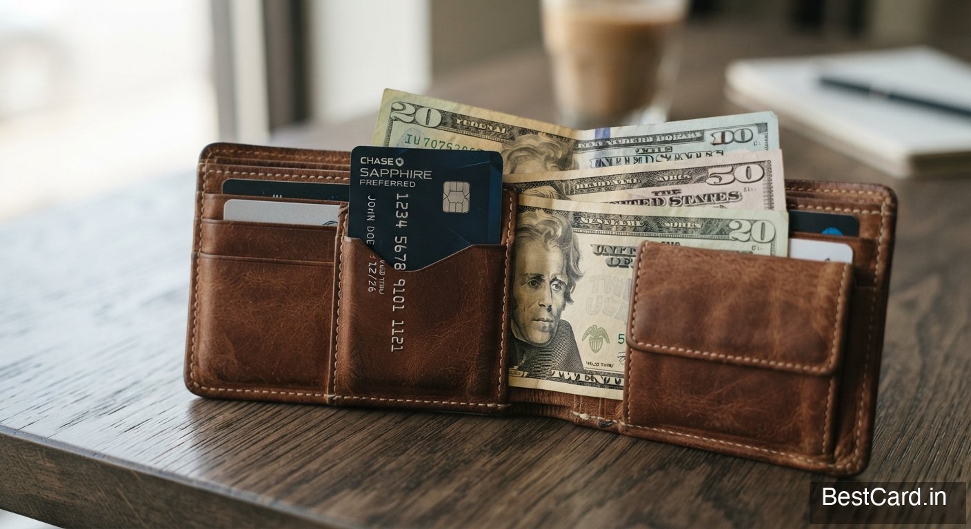 Someone paying with a credit card at a checkout counter