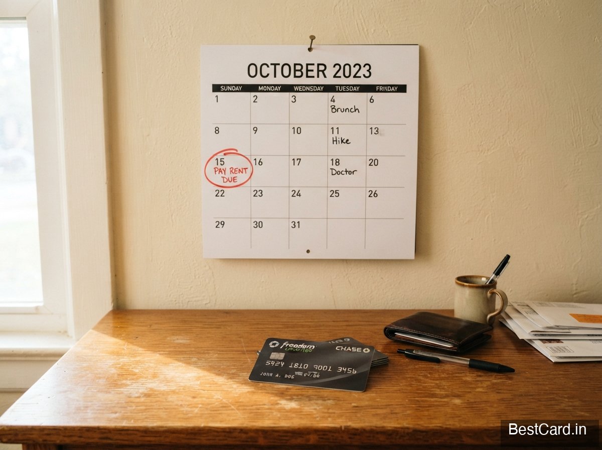 A calculator and credit card statement showing annual spend
