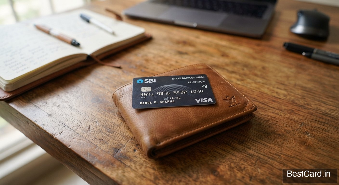 Someone tapping a credit card at a retail payment terminal